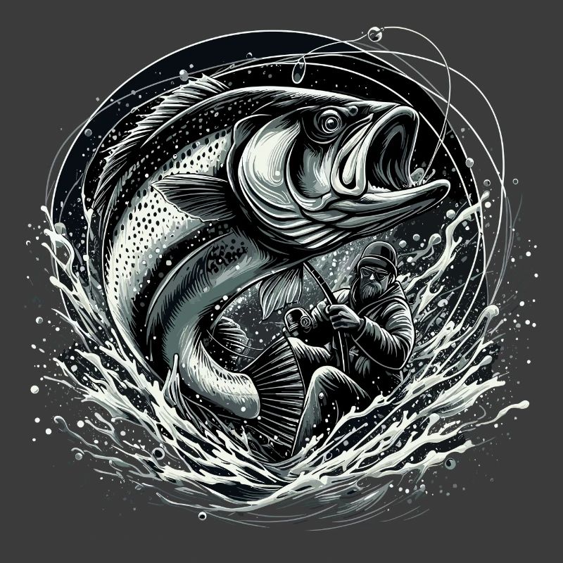 Angeln Angler dynamisch Geschenk