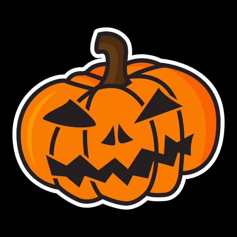 Funny Halloween Pumpkin Mock-up