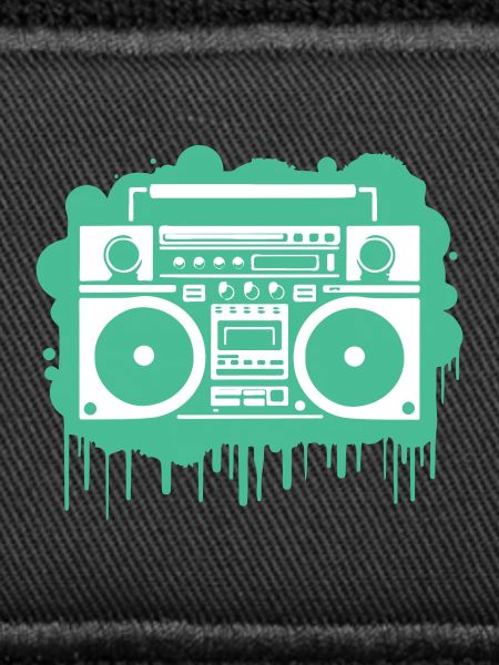 Cyan Boom Box