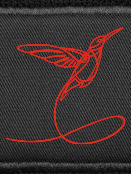 Oiseau étrange rouge