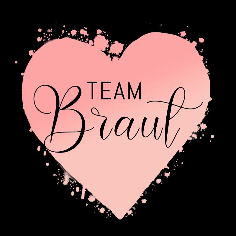Team Braut-Herz! Personalisierbar