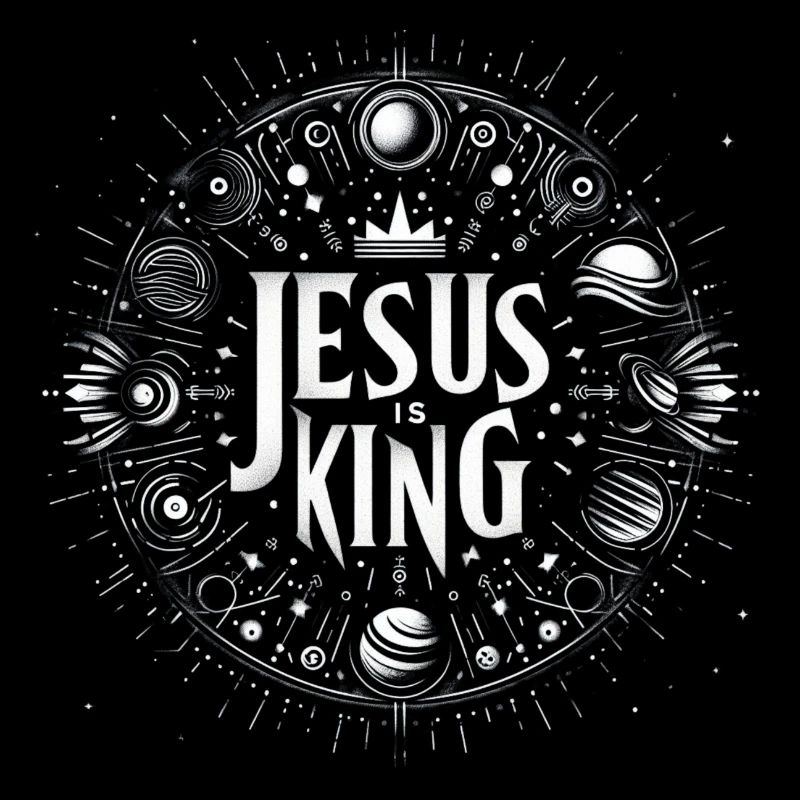 Conception du cercle de Jésus est roi