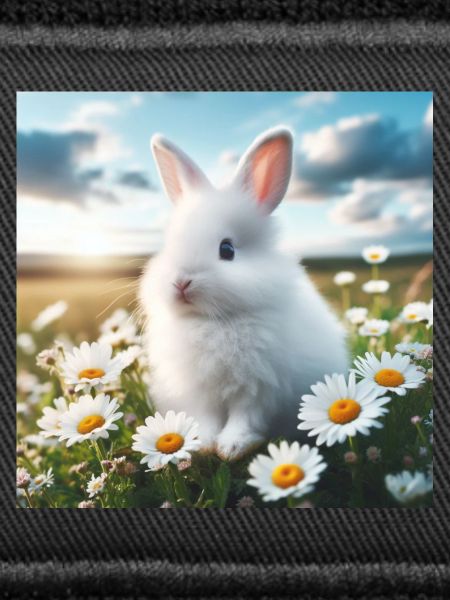 Adorable White Bunny