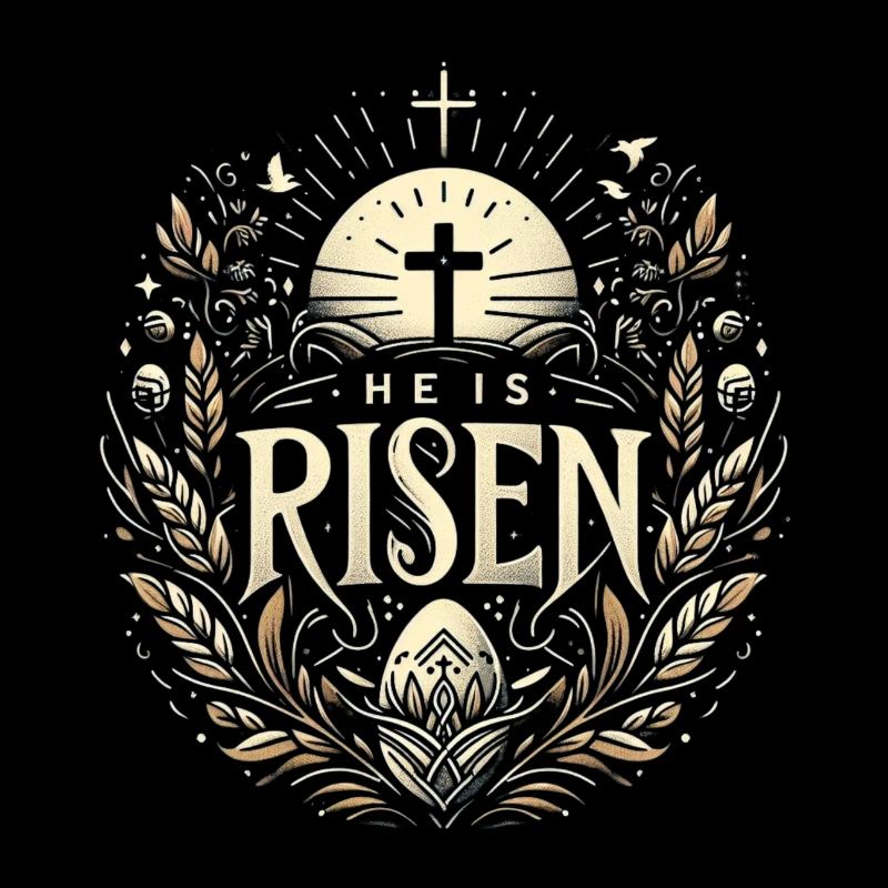 He is Risen Cross & Light