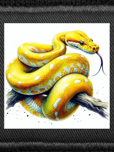 Python jaune