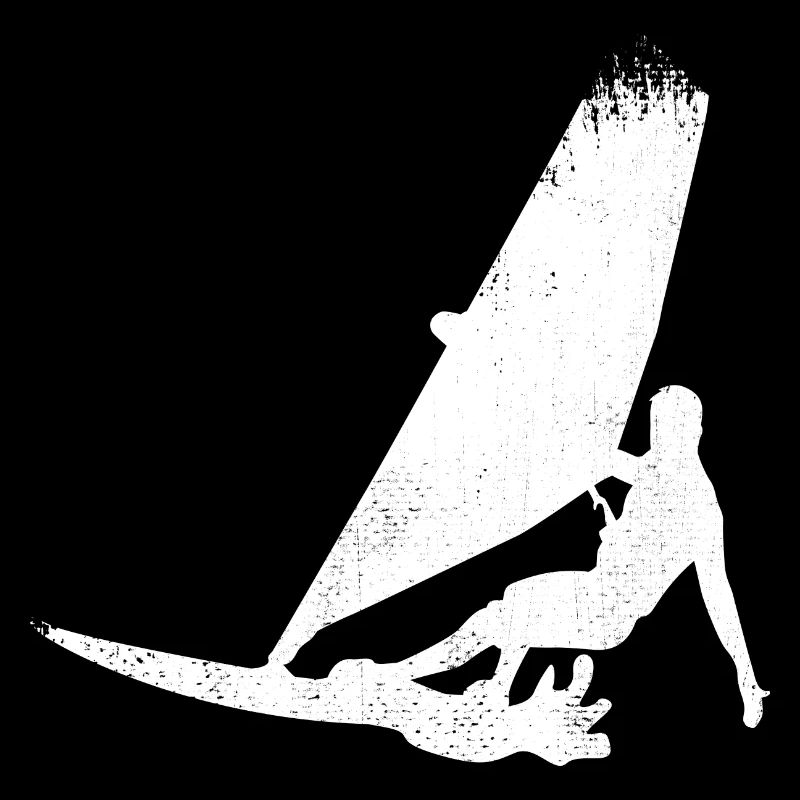 Funny Windsurfer Sketch