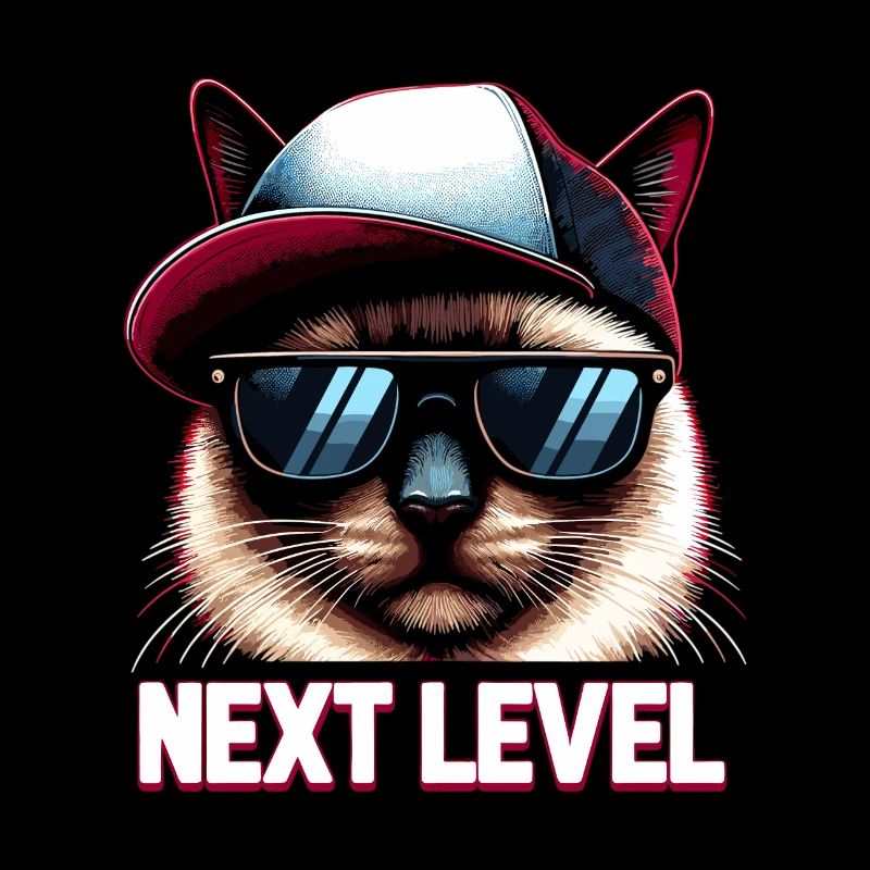 Siamese Cat Siamese Cat Next Level Hip Hop Gift