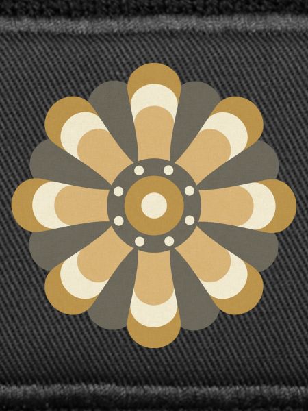 Gold & Brown Flower