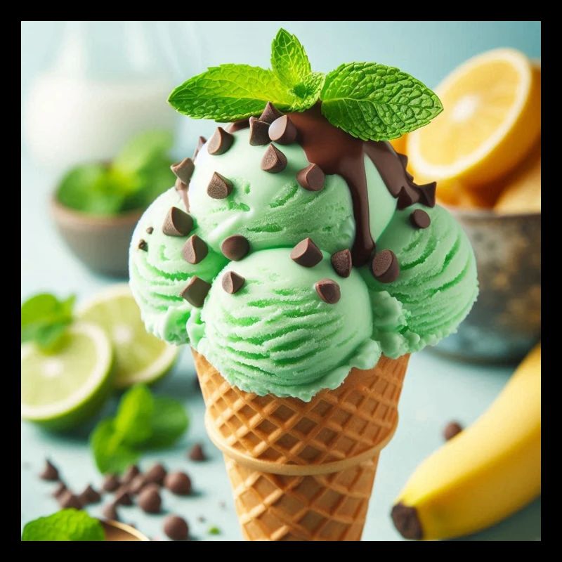 Mint ice cream