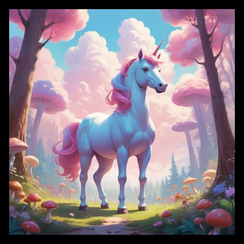 Einhorn im Zauberwald