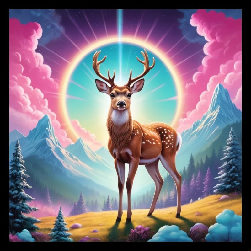 Deer on the mountain