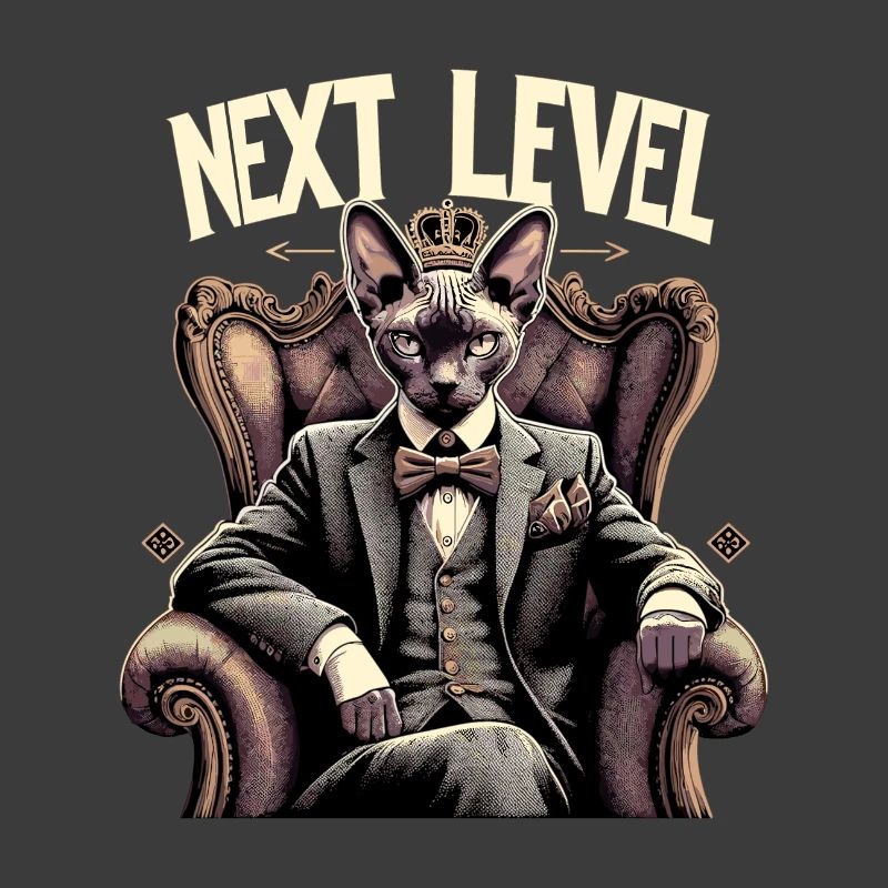 Cornish Rex Anzug Next Level Katze Geschenk
