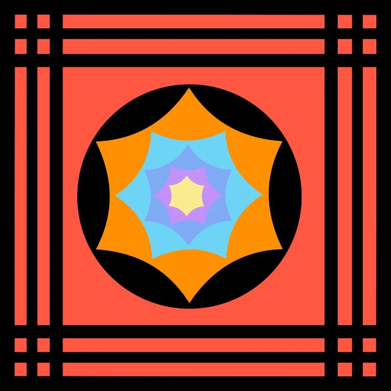 Colour games with a star