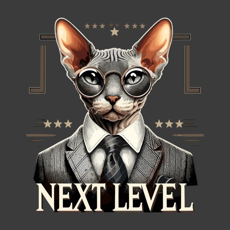 Cornish Rex Anzug Next Level Katze Geschenk