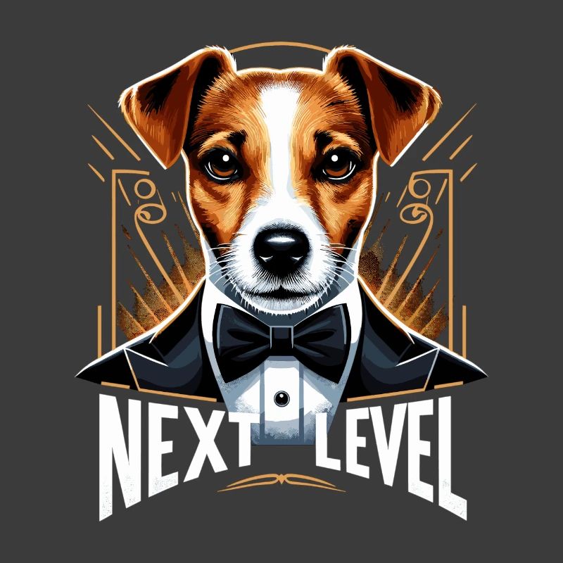 Jack Russell Terrier Smoking Next Level Geschenk