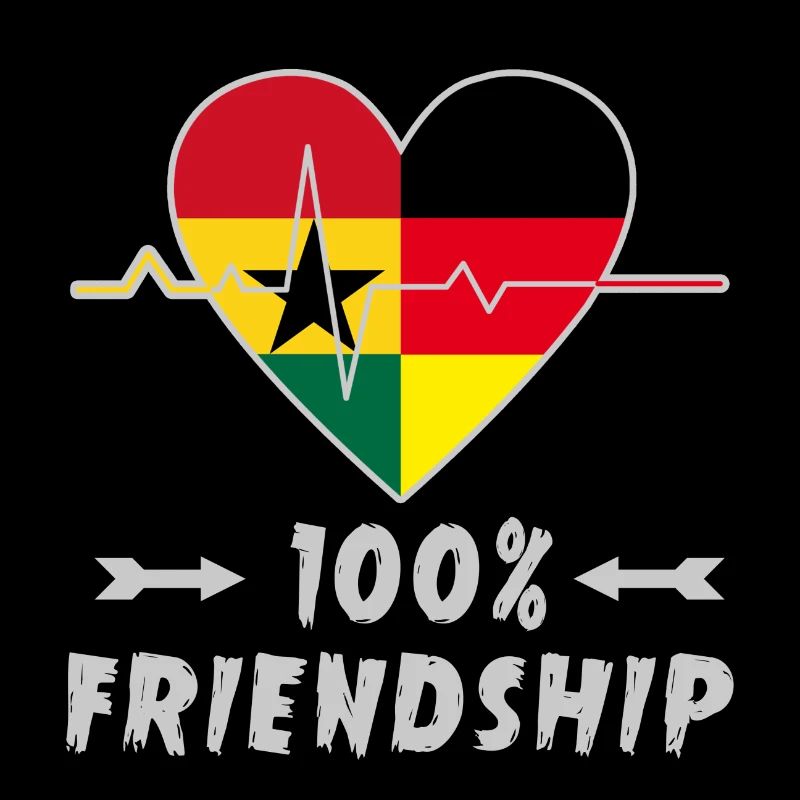 Ghana and Germany 100% friendship