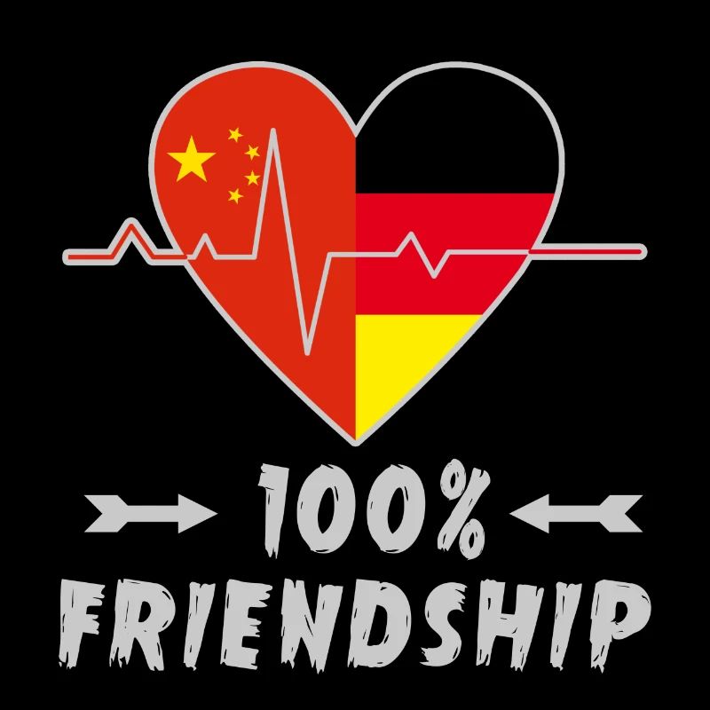 China and Germany 100% friendship