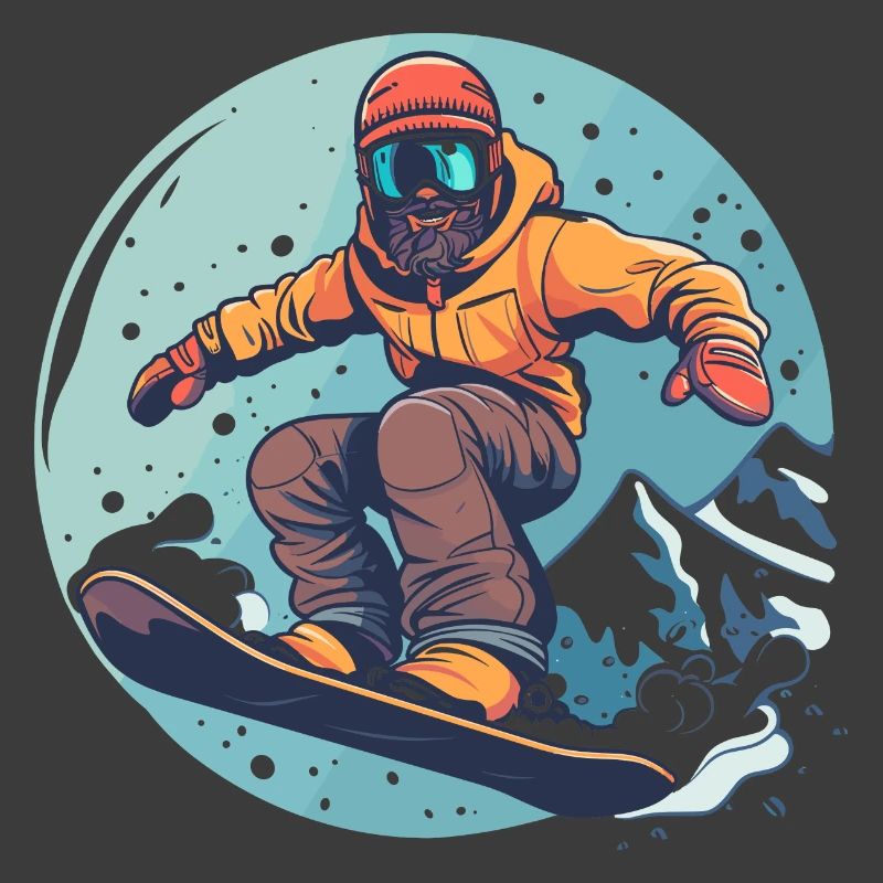 Graphismes de snowboard