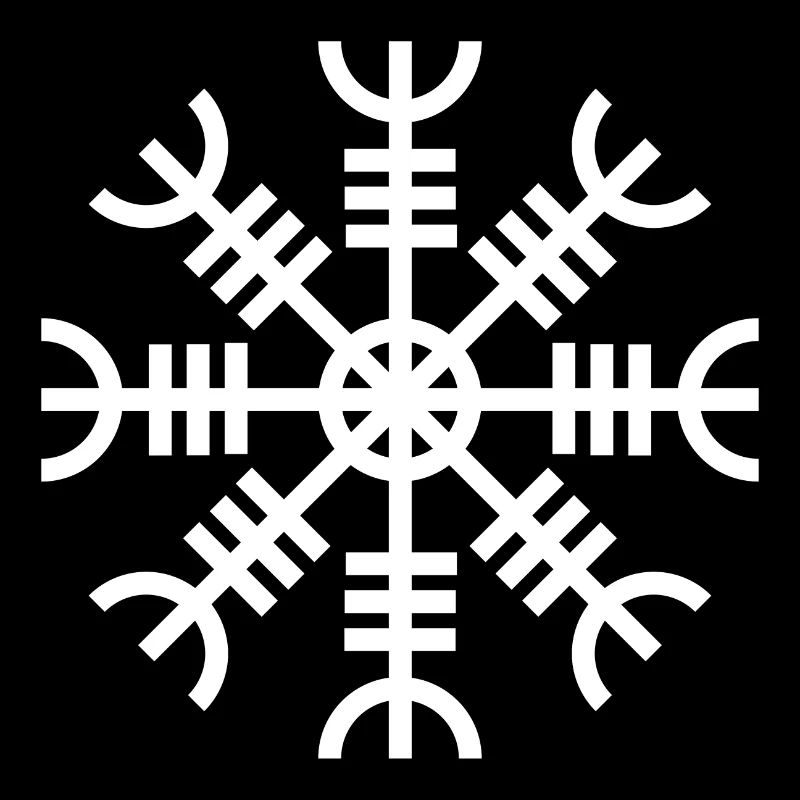 Aegishjalmur white color