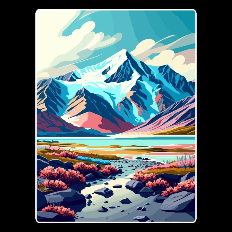 Parc national de Wrangell St Elias Affiche de voyage WPA