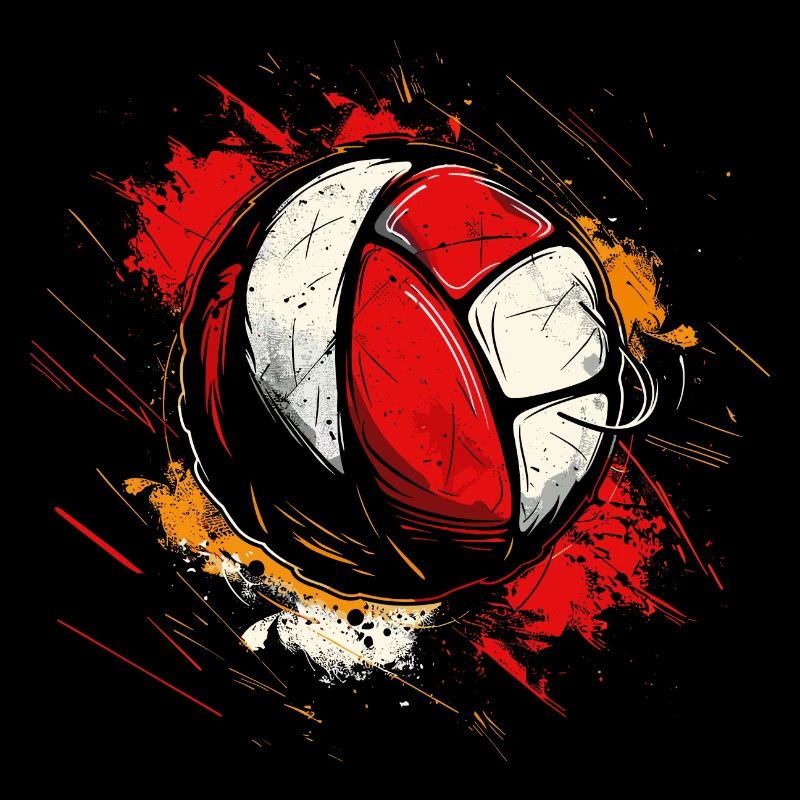 Volleyball Drawing