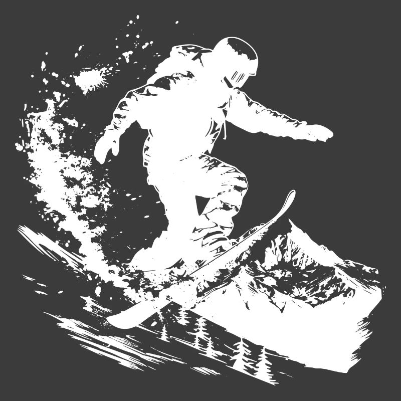 Dessin de snowboarder