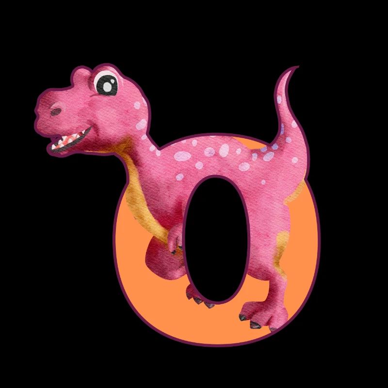 O - DINOSAUR, customizable