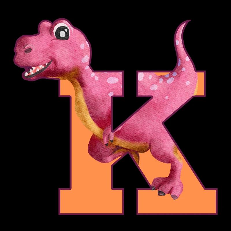 K - DINOSAUR, customizable
