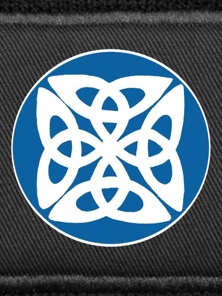 Blue Celtic symbol