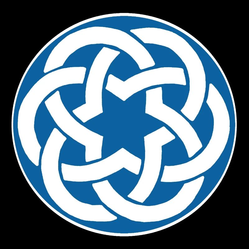 étoile celte bleu