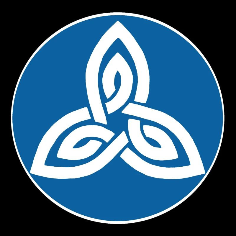 Blaue keltische Blume