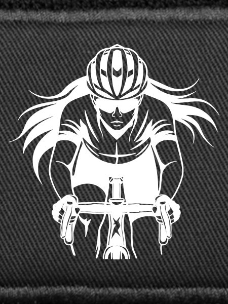 Radfahrerin Zeichnung