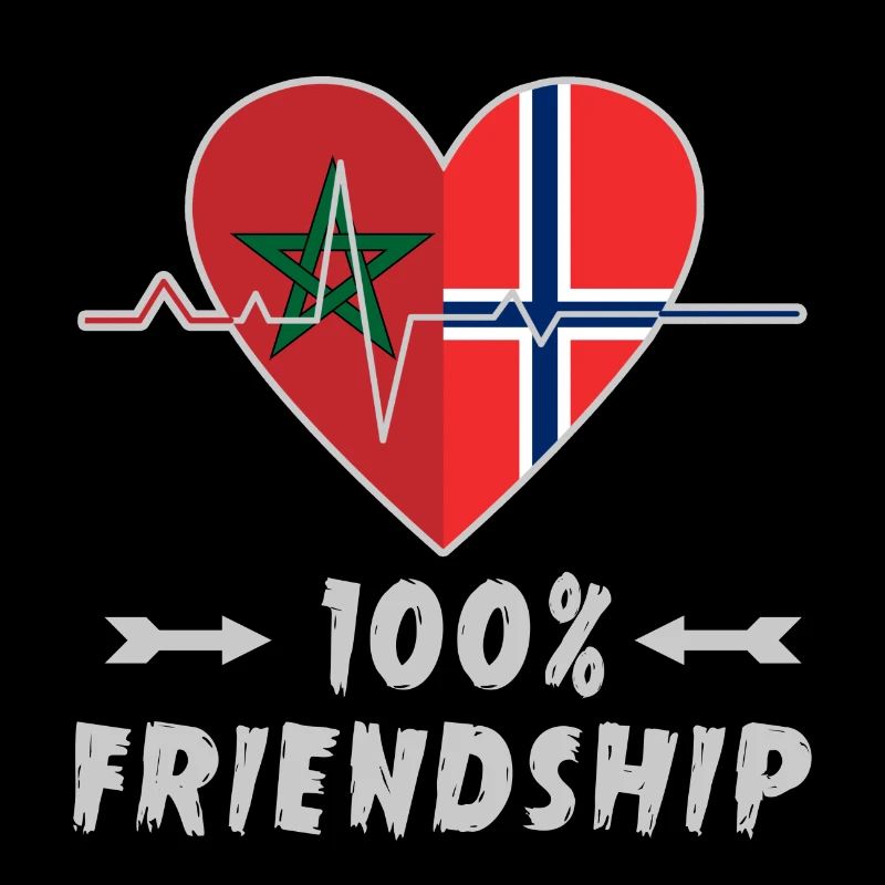 Morocco and Norway 100% friendship