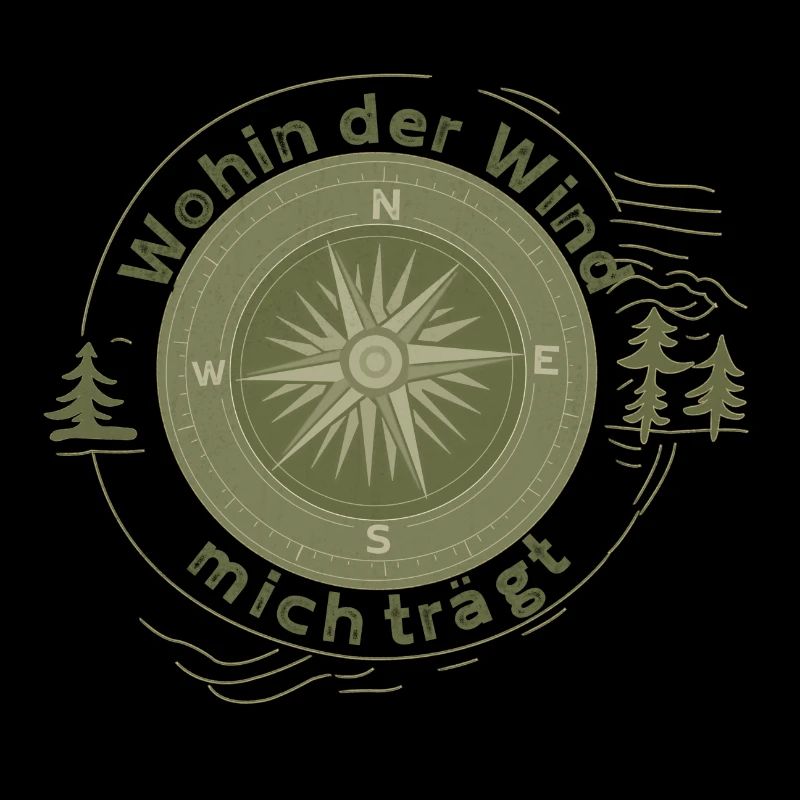 Wohin der Wind mich trägt – Kompass Design