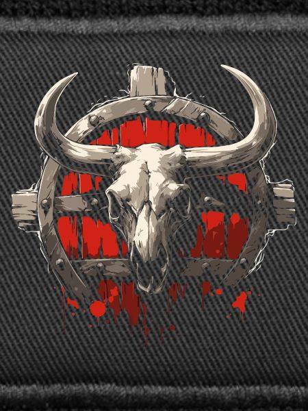 Bison-Schädel