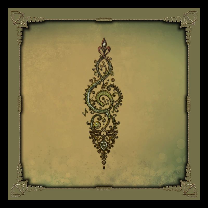 Ornate treble clef