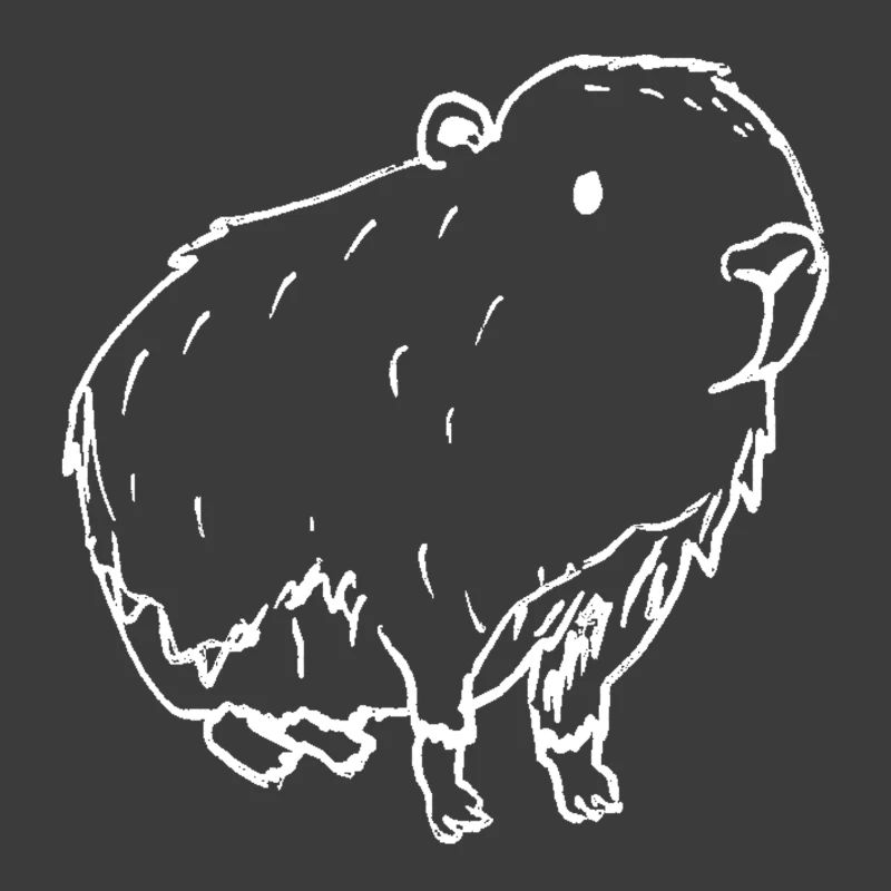 Blanc abstrait de Kapybara