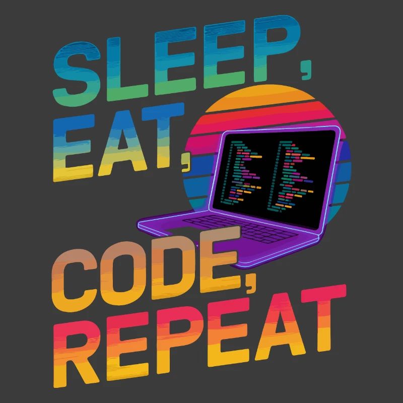 Sleep Eat Code Repeat Gift For Coder