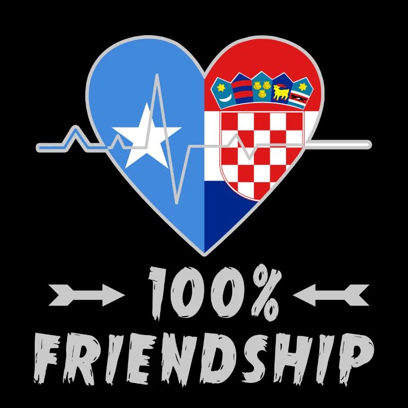 Somalia und Kroatien 100% Freundschaft