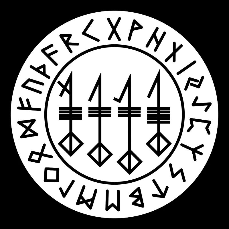 Runes circulaires blanches de Svefnthorn