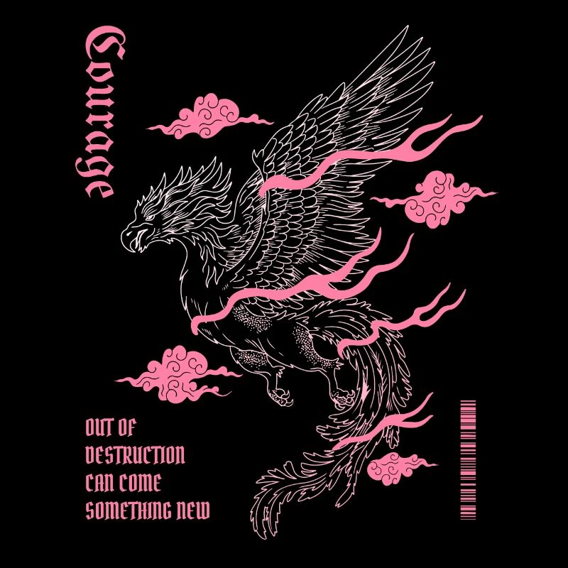 Courage – Phoenix Rebirth Design