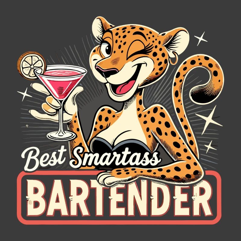 Barman Barman Léopard Léopard Cadeau