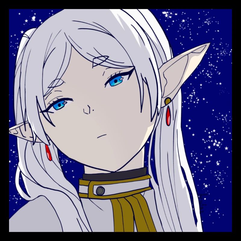 Freeze Self Drawn, Anime Freeze Portrait