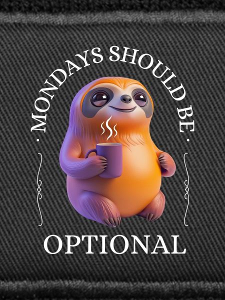 Monday grouch – coffee-drinking sloth