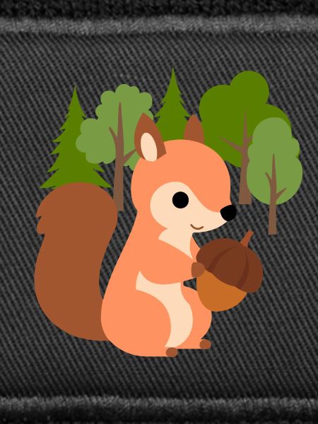 Eichhörnchen mit Nuss