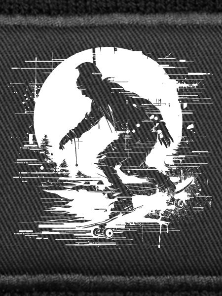 Skateboarder Pixel Graphic