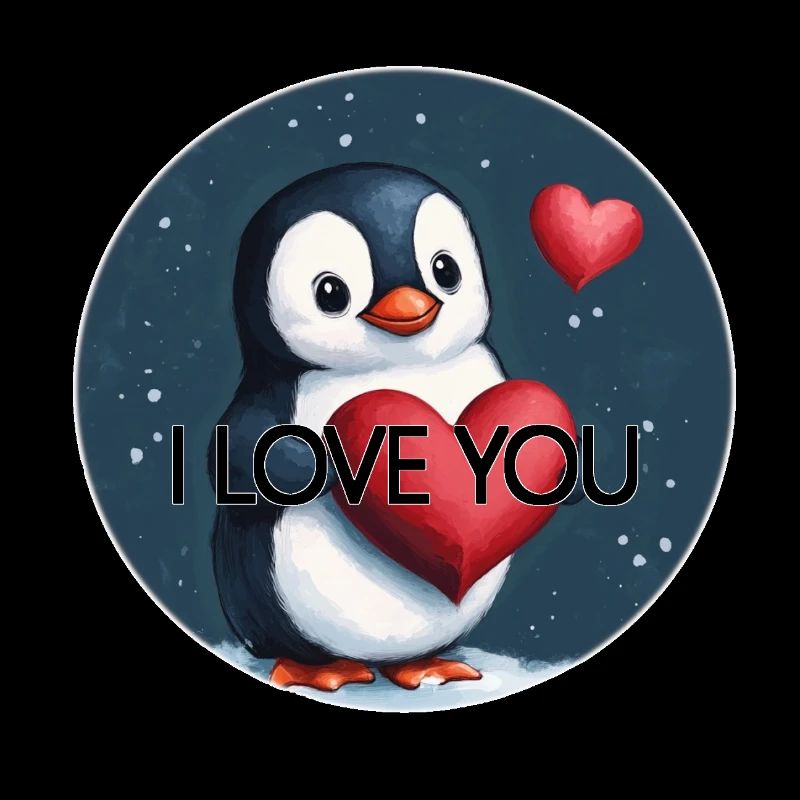 JE T’AIME PINGOUIN