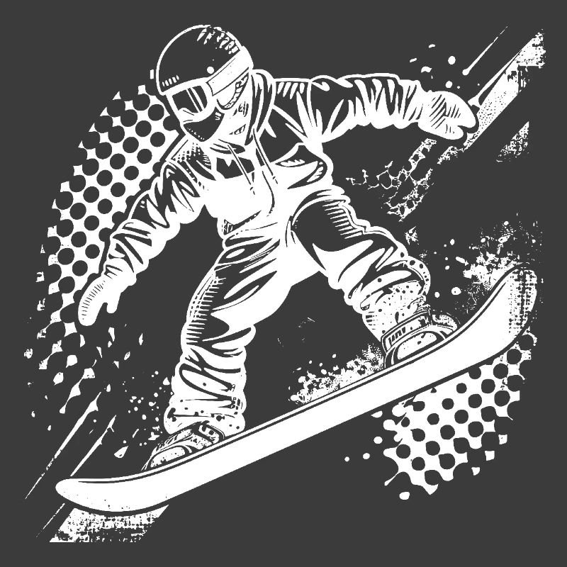 Dessin de snowboarder