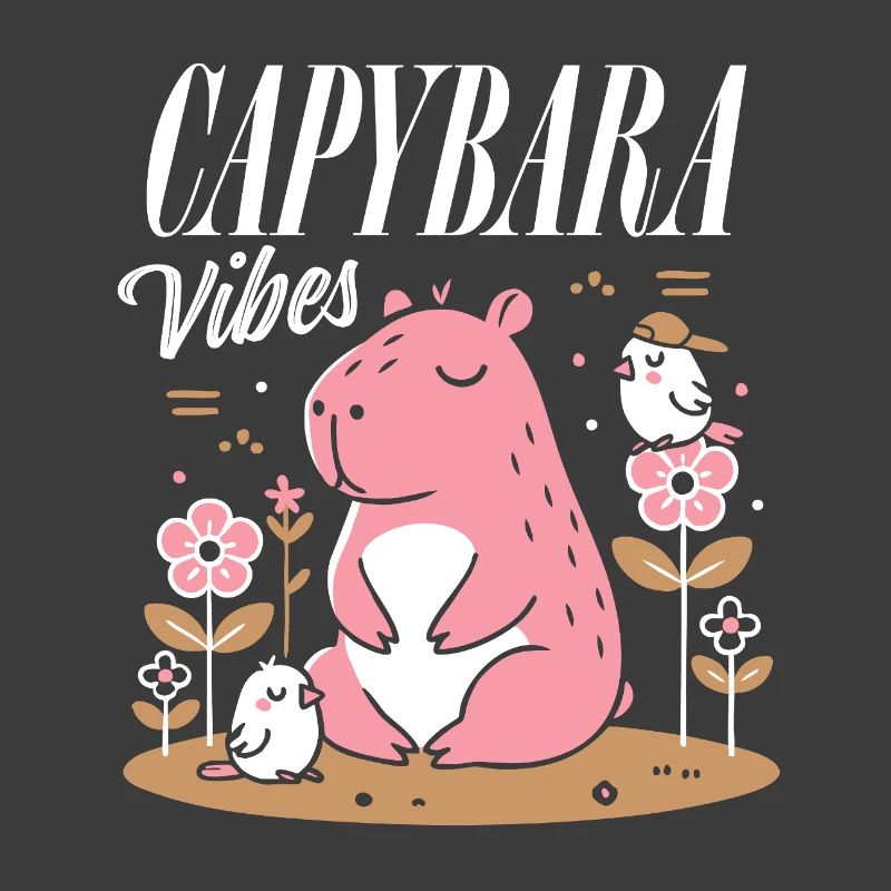 Entspannte Capybara-Vibes