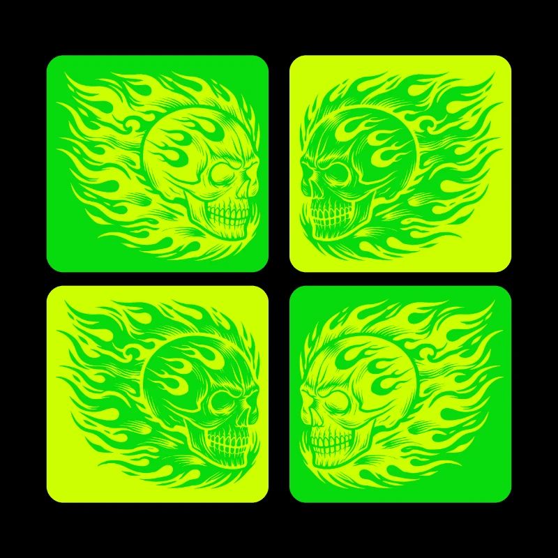 Flaming Skull – Biker & Rocker Style